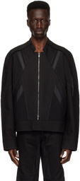 CARNET-ARCHIVE Black Trace Prism Denim Jacket