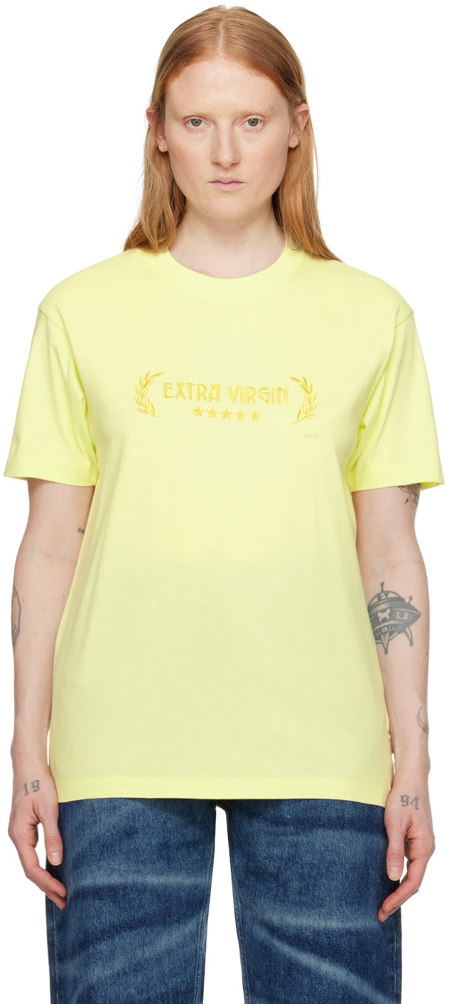 Photo: EYTYS Yellow Leon 'Extra Virgin' T-Shirt