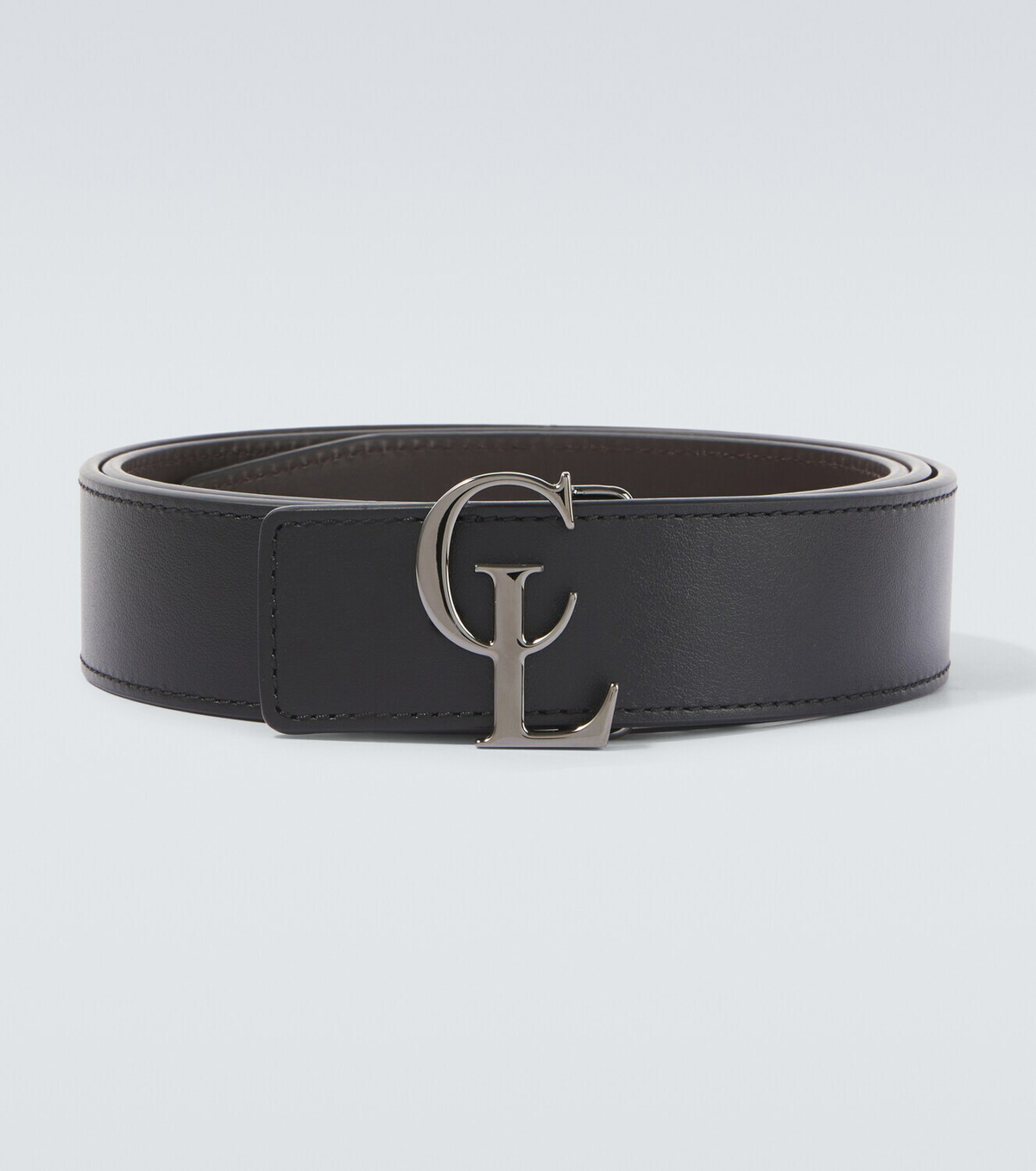 Christian Louboutin CL reversible leather belt