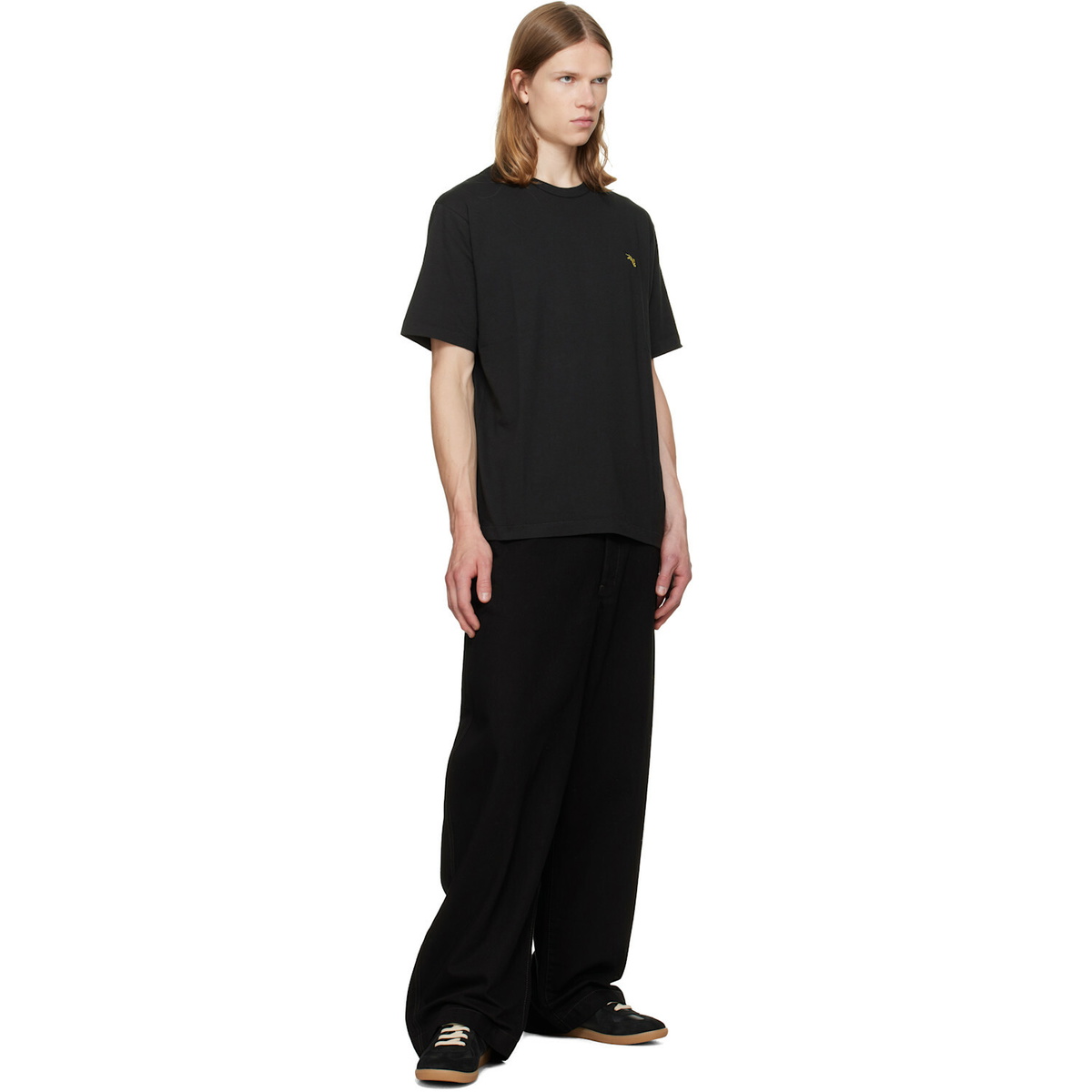 Kenzo Black Kenzo Paris 'KENZO Jumping Tiger' Embroidered T-shirt