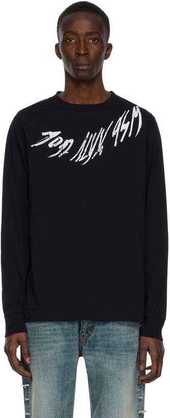 Photo: 1017 ALYX 9SM Black Script T-Shirt