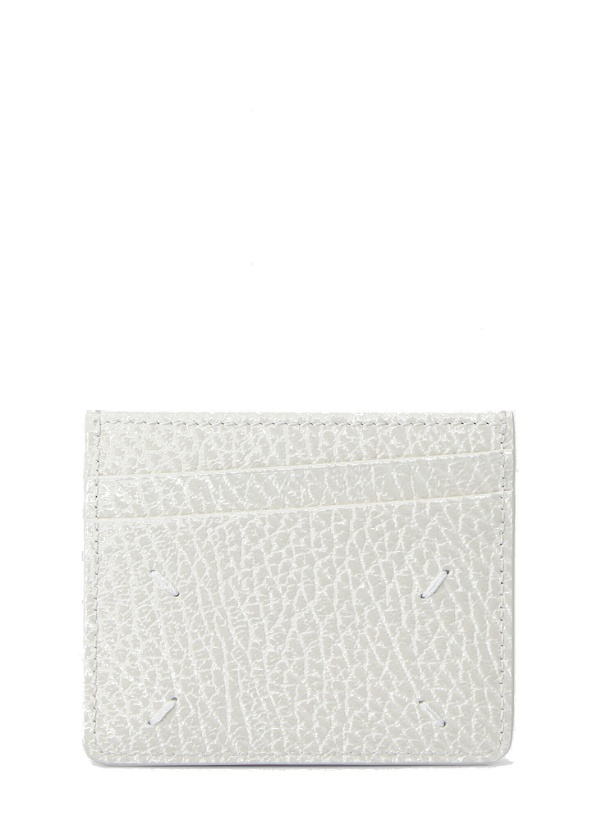 Photo: Four Stitch Card Holder in White