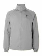 ON - Court Logo-Print Recycled-Shell Tennis Jacket - Gray