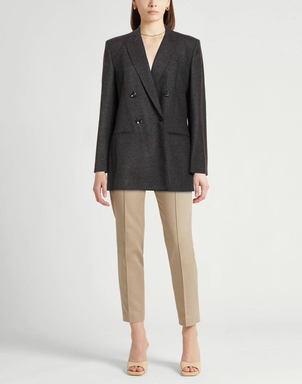 Agnona Womens Blazer Plum