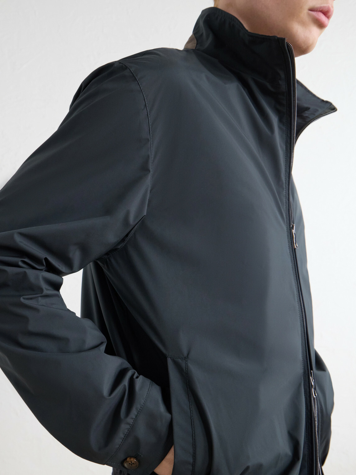 N.PEAL - Shell Blouson Jacket - Green