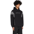 Minotaur Black and White Border Hoodie