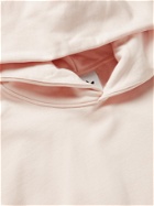 ADIDAS ORIGINALS - Adicolor Premium Logo-Appliquéd Organic Loopback Cotton-Jersey Hoodie - Neutrals