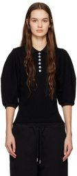 Trunk Project Black Balloon Sleeve Polo