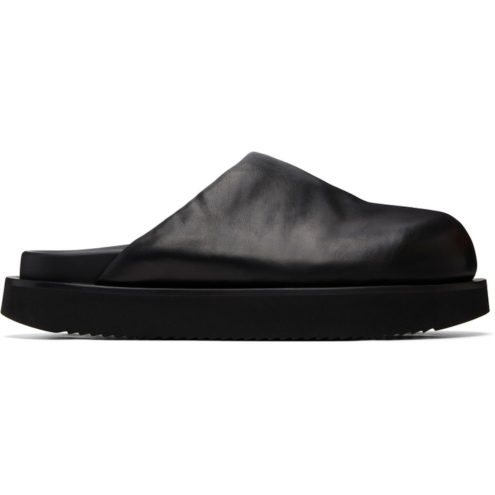 Photo: Rick Owens Black Tower Padded Platform Slides