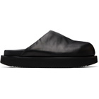 Rick Owens Black Tower Padded Platform Slides