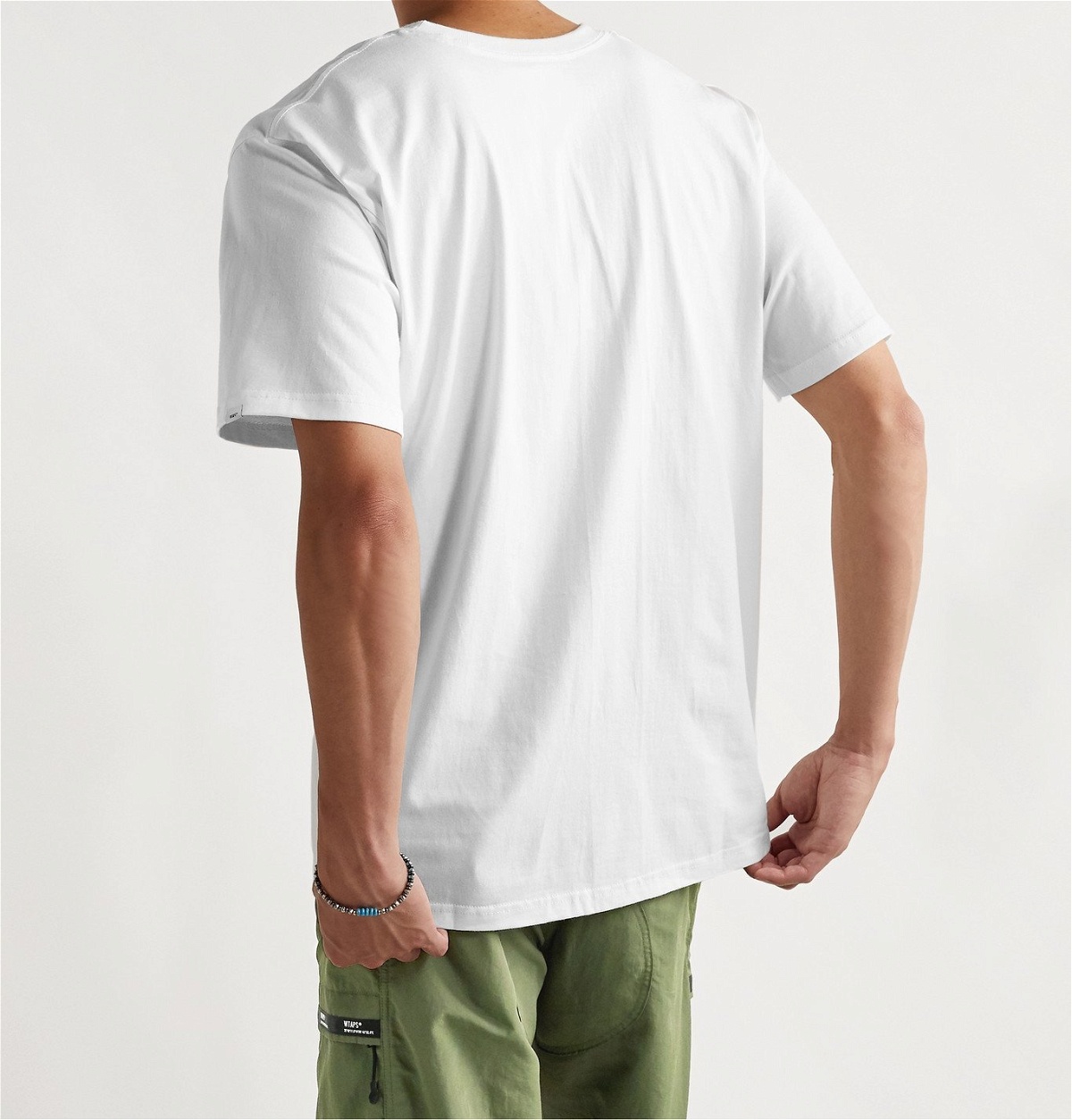 WTAPS - Logo-Print Cotton-Jersey T-Shirt - White WTAPS
