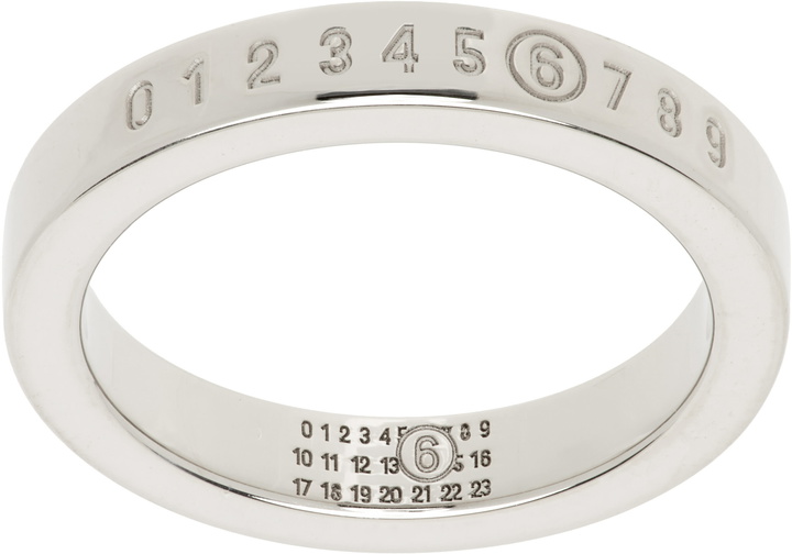 Photo: MM6 Maison Margiela Numeric Minimal Signature Ring