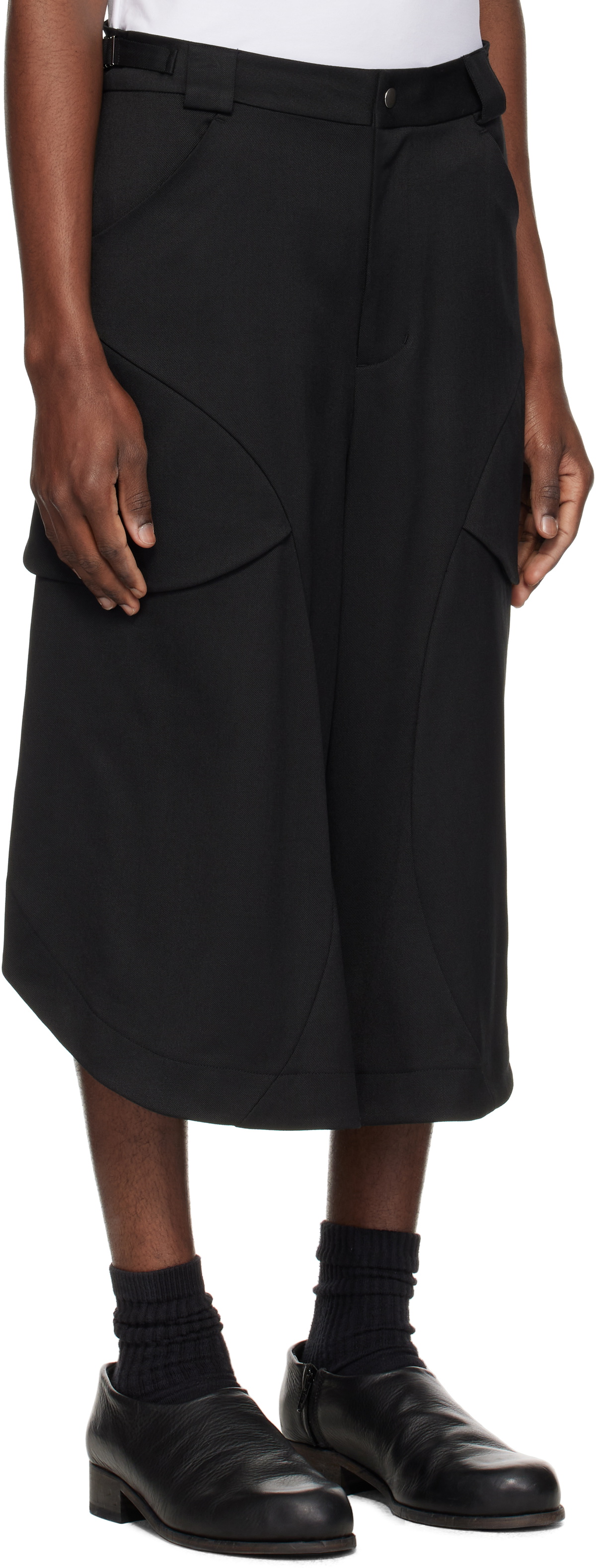 CMMAWEAR Black Edouard Shorts