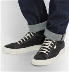Common Projects - Tournament Nubuck High-Top Sneakers - Black