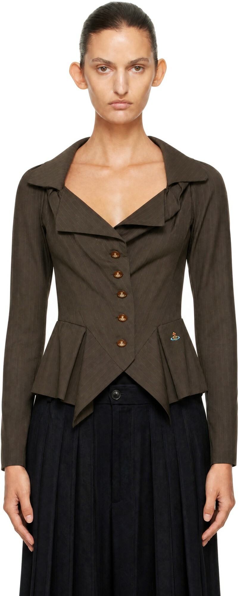 Vivienne Westwood Brown Monday Blouse