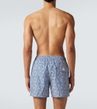 Fedeli Madeira printed swim trunks