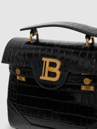 BALMAIN B-buzz 23 Embossed Leather Bag