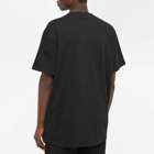 Alexander McQueen Men's Embroidered Logo T-Shirt in Black/Mix