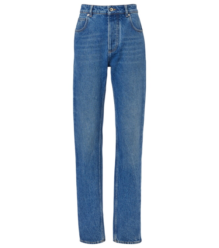 Photo: Bottega Veneta High-rise straight jeans
