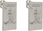 Y/Project Silver Mini Paris' Best Earrings
