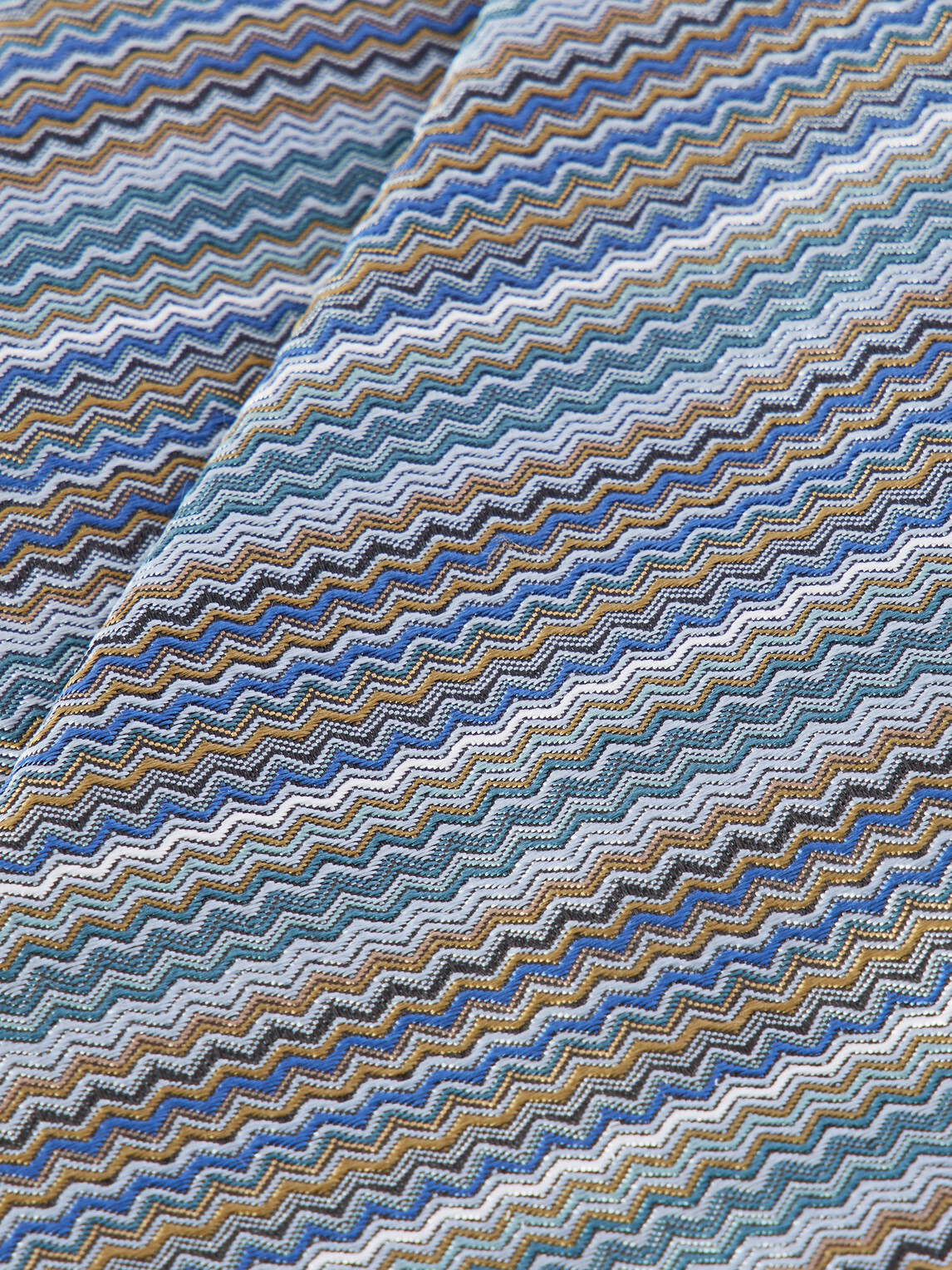 Missoni - 7cm Crochet-Knit Silk Tie - Blue