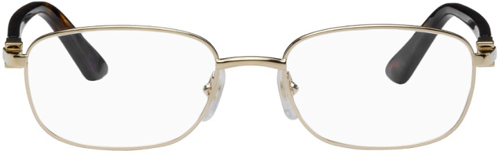 Photo: Cartier Gold Rectangle Glasses