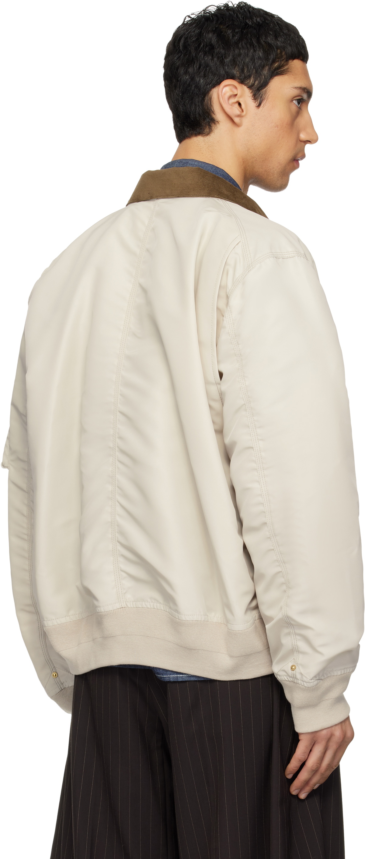 sacai Off-White Carhartt WIP Edition Nylon Twill & Duck Jacket