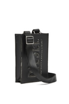 Diesel Dsl 3D - Bag with embossed logo - Crossbody Bags - Unisex - Black