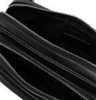 Smythson - Full-Grain Leather Messenger Bag - Black