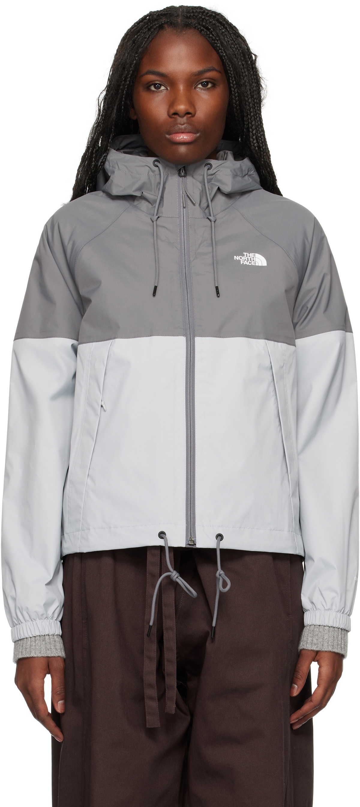 The North Face Gray Antora Novelty Rain Jacket The North Face