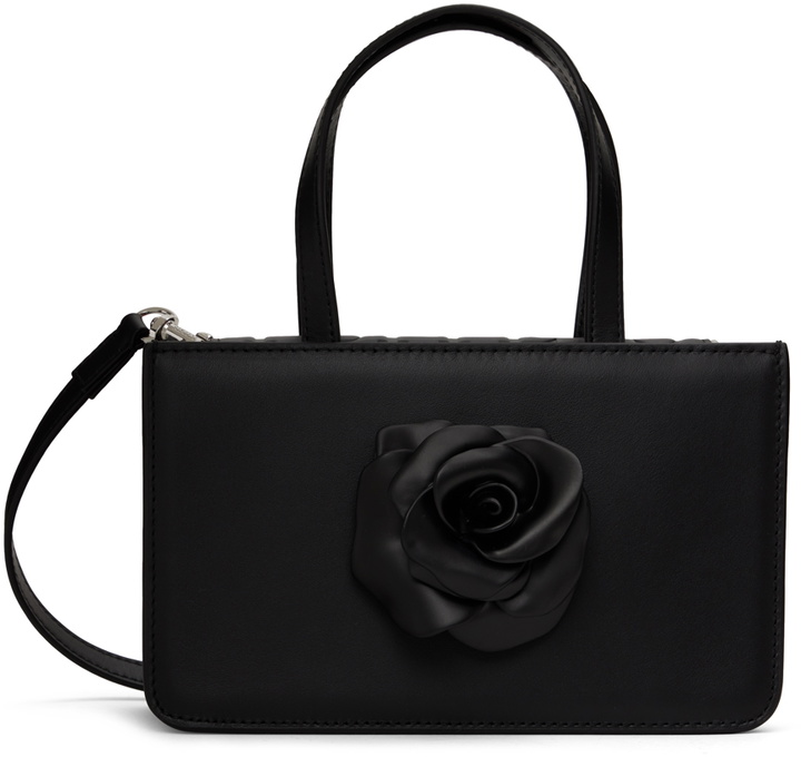 Photo: Puppets and Puppets Black Small Rose Bag
