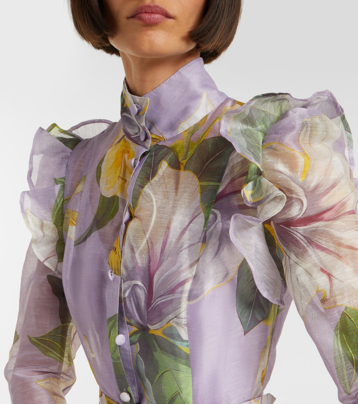 Leo Lin Katrina linen-blend shirt dress