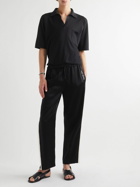 SAINT LAURENT - Cashmere Polo Shirt - Black