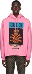 Gucci Pink Musixmatch Edition '22,705' Pineapple Hoodie