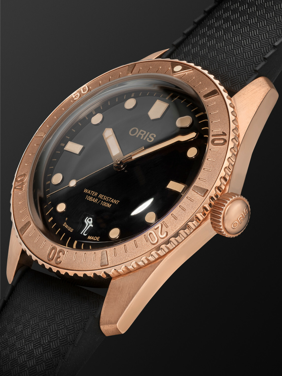 Oris - Divers-Sixty Five Automatic Bronze Watch, Ref. 01 733 7771 3154-07 4 19 18BR