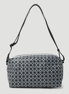 Bao Bao Issey Miyake - Saddle Crossbody Bag in Grey