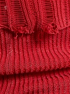 ACNE STUDIOS Distressed Knit L/s Midi Dress