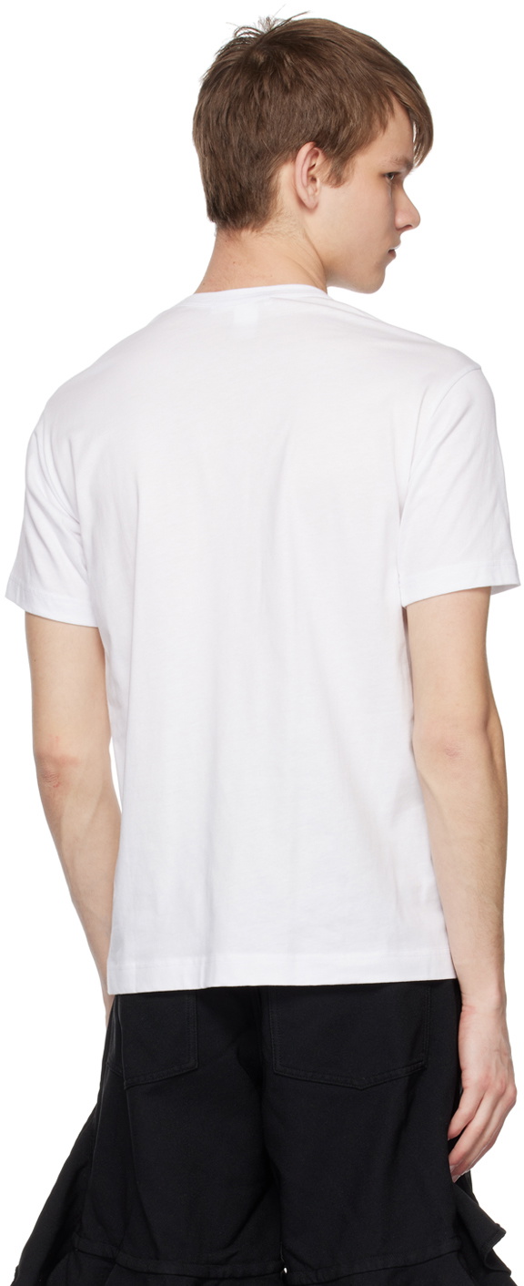 Comme des Garçons Shirt White Crewneck T-Shirt