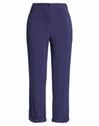 Alessia Santi Womens Pants in Purple