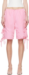 Sandy Liang Pink Mason Shorts