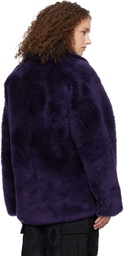 NEEDLES Purple Fleece Jacket
