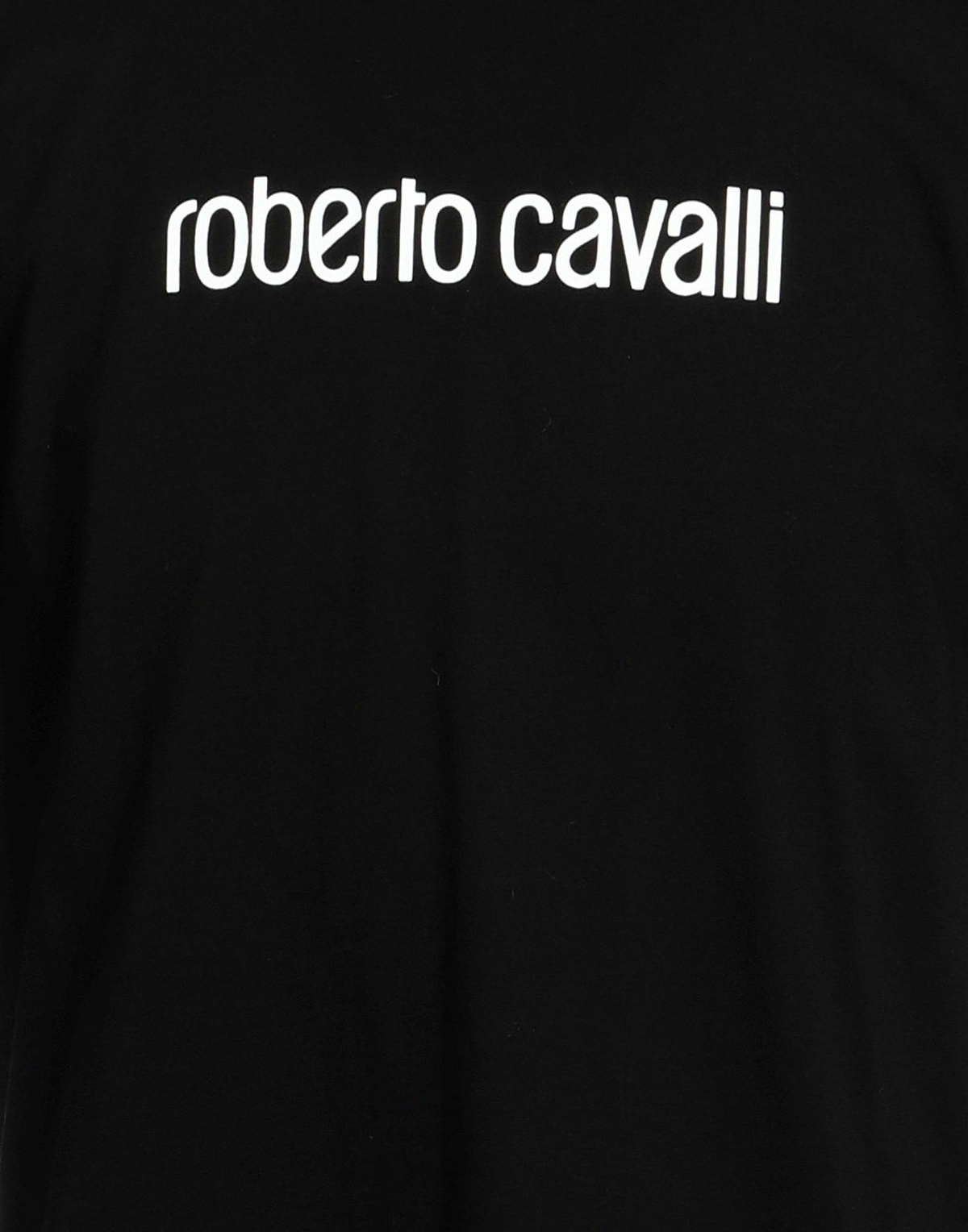 Roberto Cavalli Mens T-shirt in Black