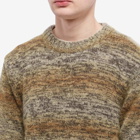 Norse Projects Men's Sigfred Space Dye Knit in Heathland Brown