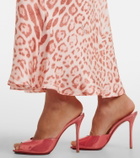 Christian Louboutin Me Dolly laminated leather mules