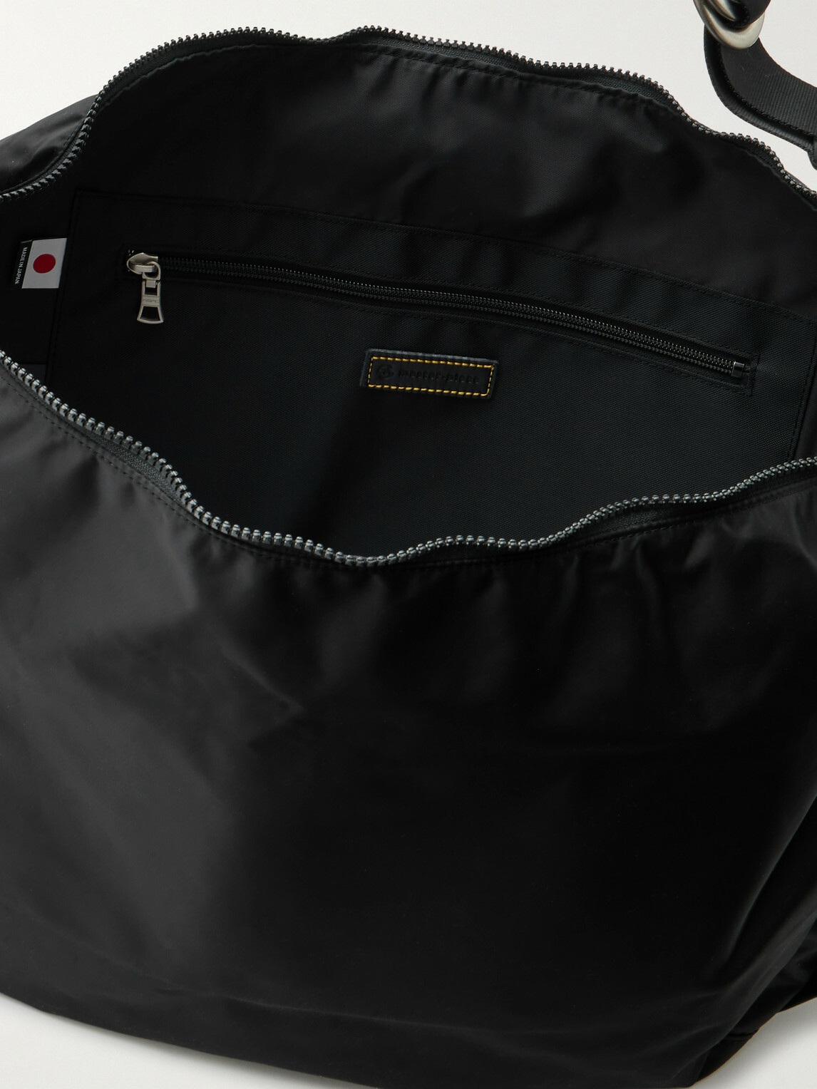 Master-Piece - Ark Leather-Trimmed Nylon Shoulder Bag