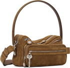 Acne Studios Brown Camero Party Suede Bag