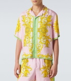 Versace Printed silk shirt