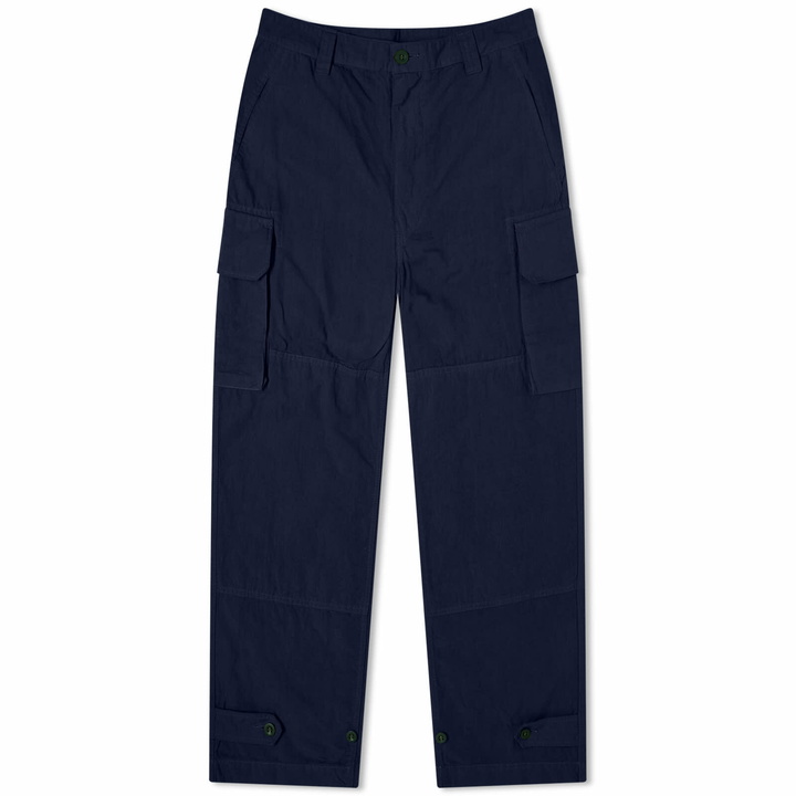 Photo: Comme des Garçons Homme Men's Linen Blend Cargo Pant in Navy