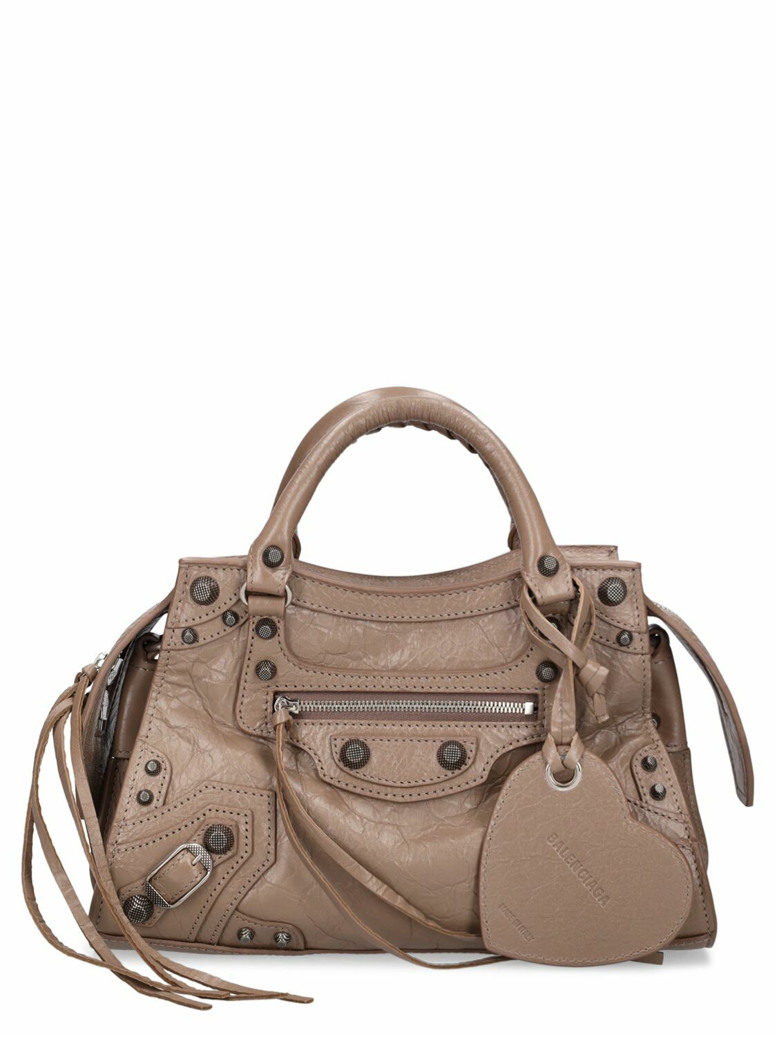 BALENCIAGA - Xs Neo Cagole Leather Shoulder Bag Balenciaga
