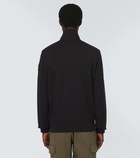 Moncler Cotton fleece zip-up sweater